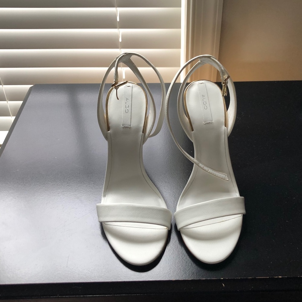 New Aldo heels with gold accent